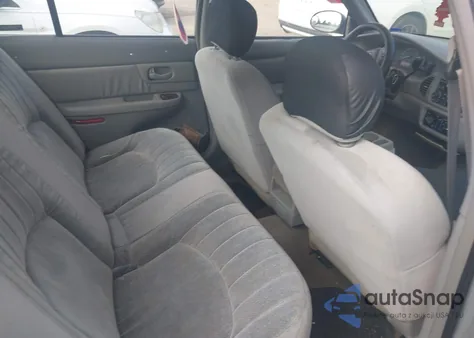 2001 Buick Century Custom z USA, uszkodzony, nr VIN 2G4WS52J611223135